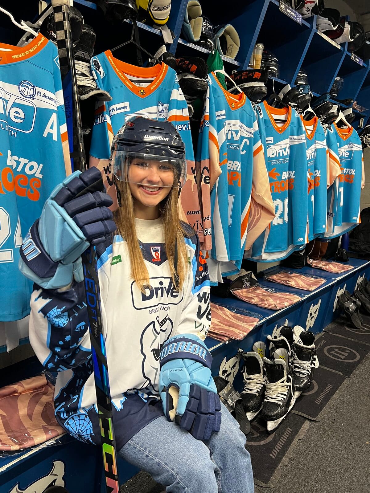 Bristol Pitbulls ice hockey team — sponsored by Compelite Pro to support grassroots and semi-pro sport in Bristol