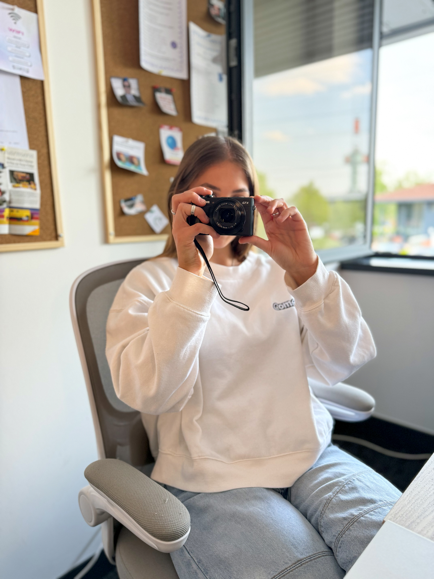 Compelite Pro team member capturing branded content on location in Bristol